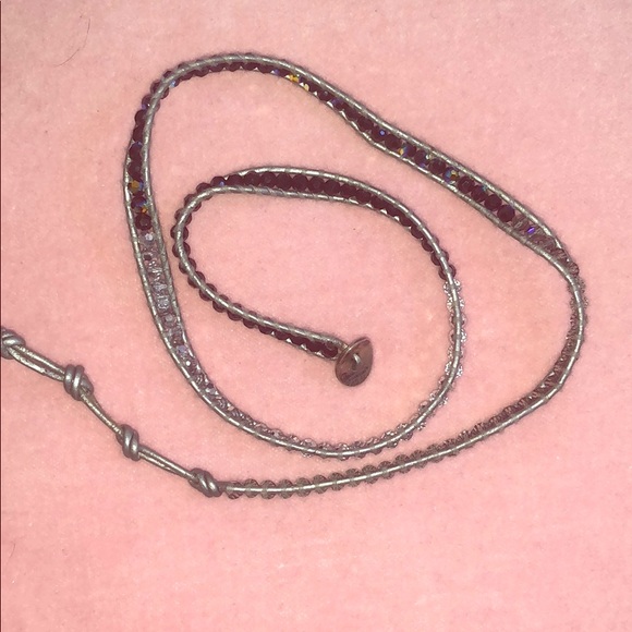 Authentic Chan Luu wrap bracelet. Black crystals - Picture 1 of 6